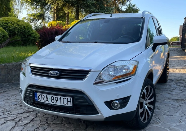 Ford Kuga cena 33900 przebieg: 180000, rok produkcji 2009 z Trzebnica małe 596